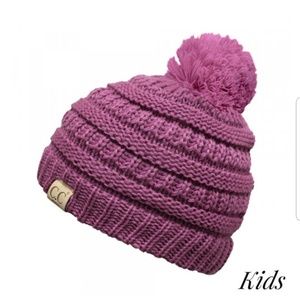 CC Beanie New Lavender Pompom